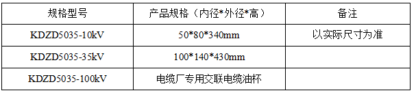 交聯電纜油（yóu）杯終端