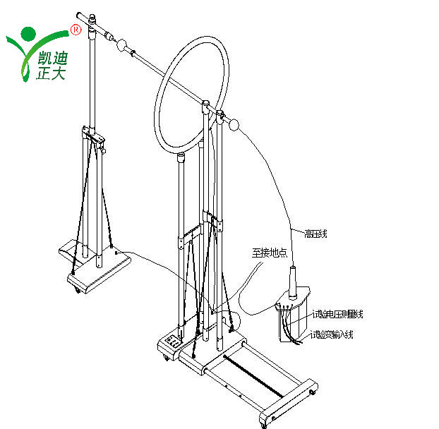 35KV驗電器試驗裝置（遙控型（xíng））組裝及試驗接線方（fāng）法