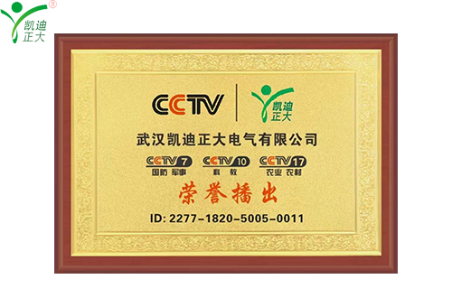 凯迪正大登上CCTV央（yāng）视（shì）广告，全力打造品牌新高度